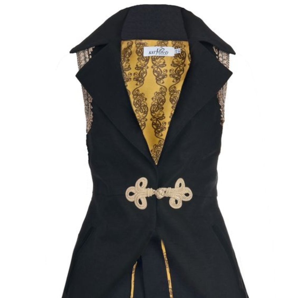 ISO! Kat Von D Los Angeles Starbound Vest Sz M/L